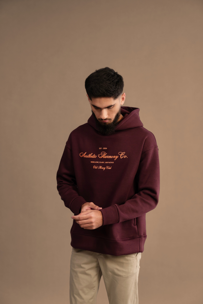 MAROON HARMONY HOODIE