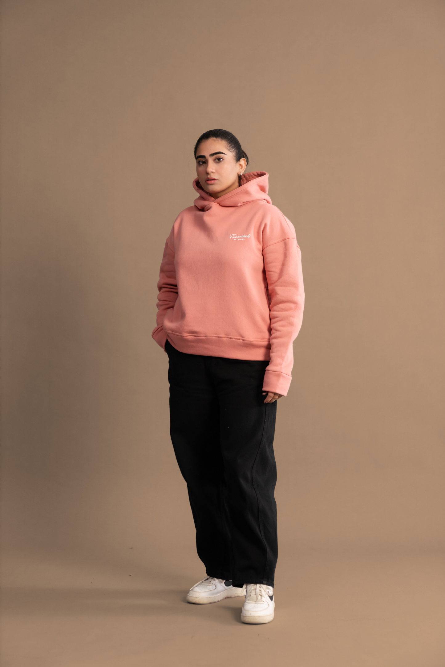 PINK ESSENTIAL HOODIE