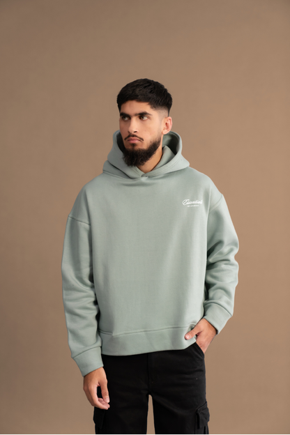 AQUA GREEN ESSENTIAL HOODIE