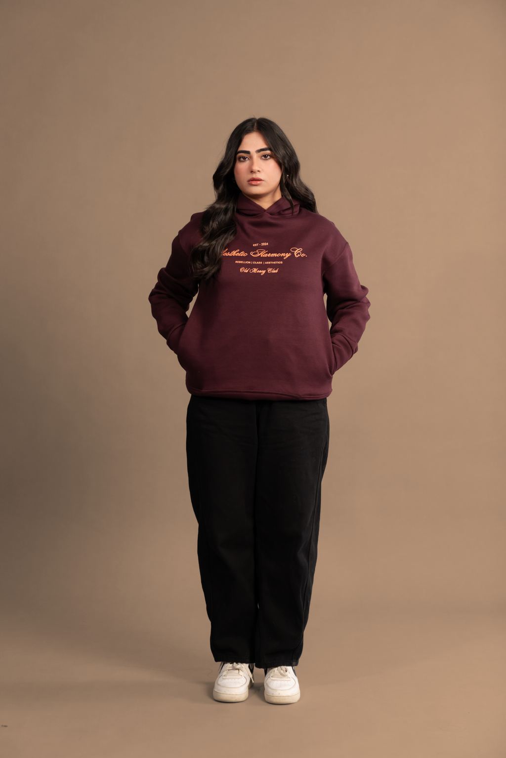MAROON HARMONY HOODIE