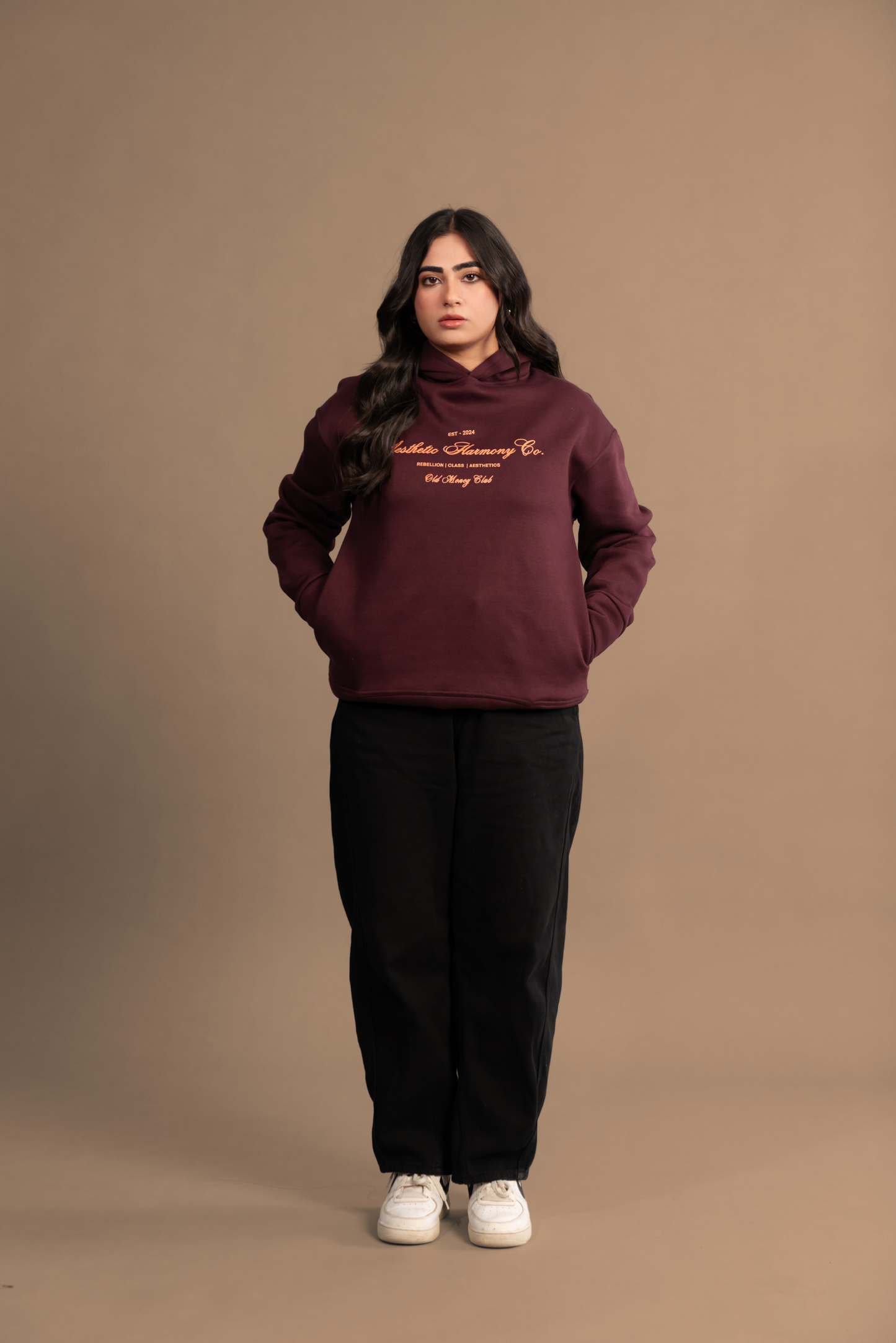 MAROON HARMONY HOODIE