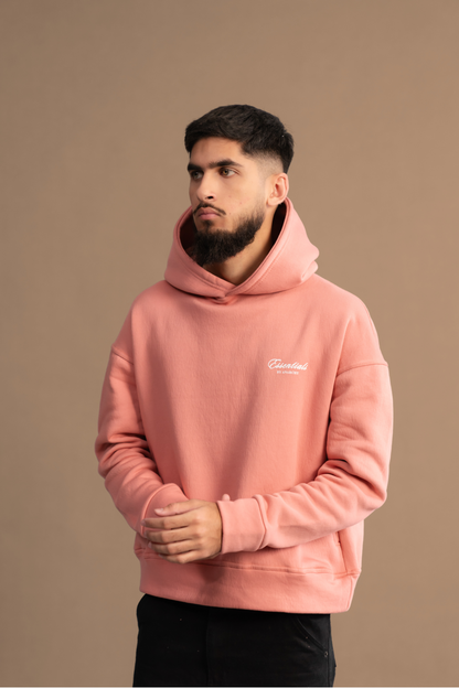 PINK ESSENTIAL HOODIE