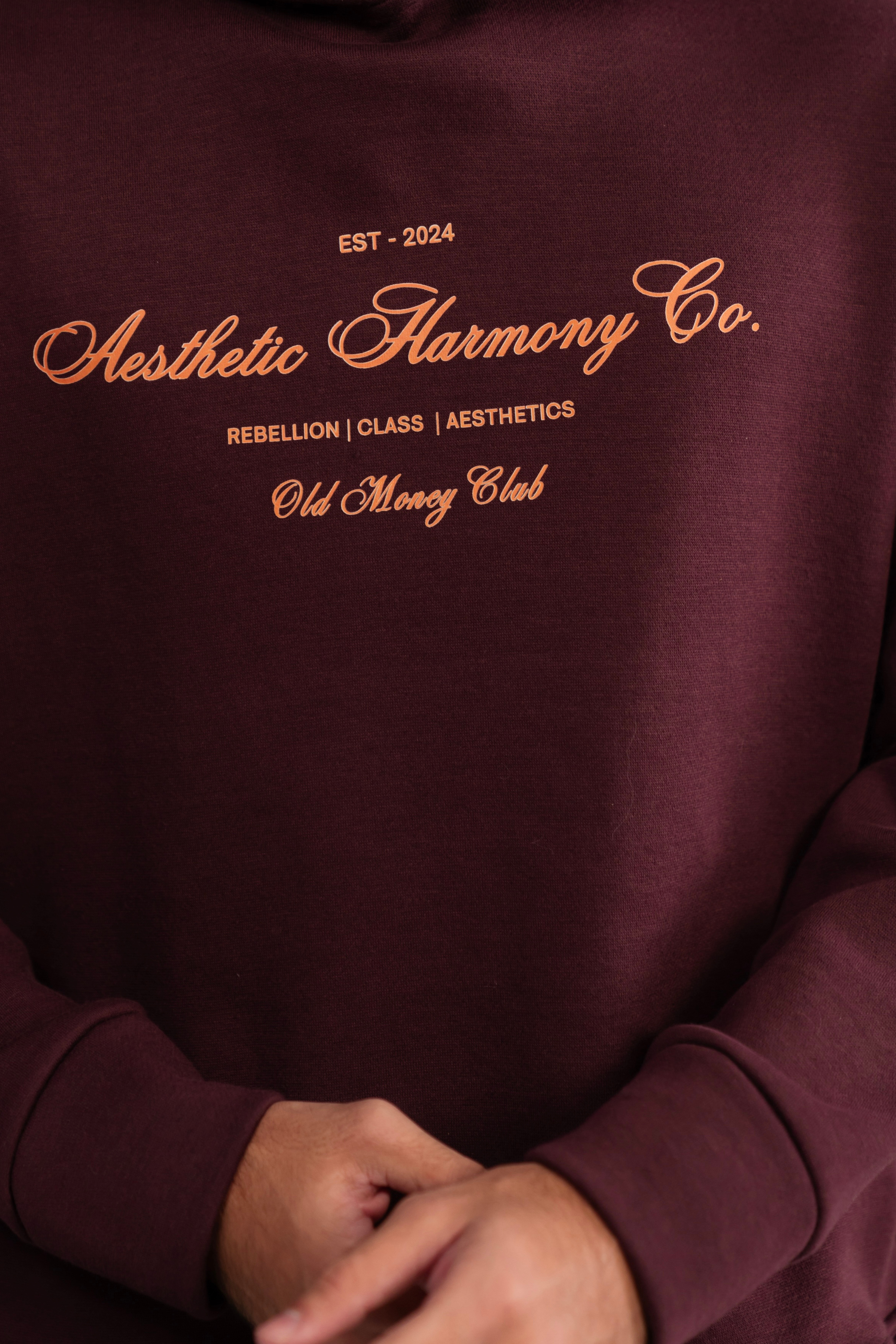 MAROON HARMONY HOODIE