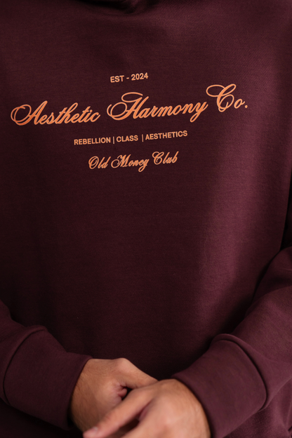 MAROON HARMONY HOODIE