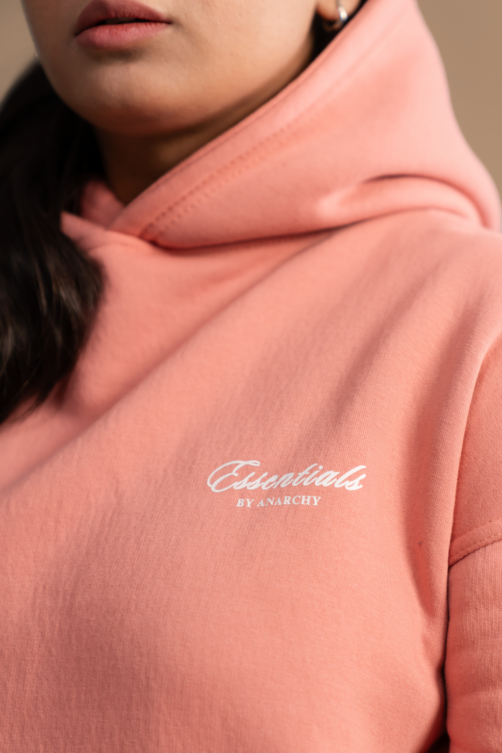 PINK ESSENTIAL HOODIE