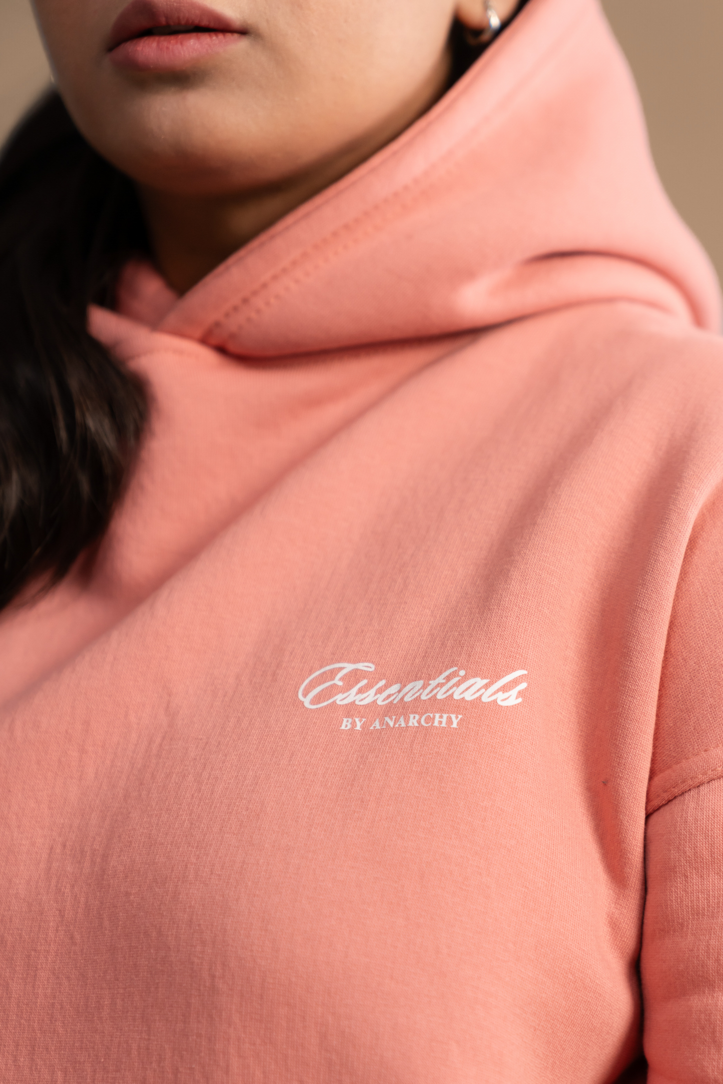 PINK ESSENTIAL HOODIE