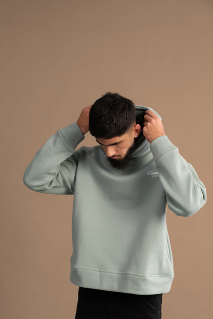 AQUA GREEN ESSENTIAL HOODIE