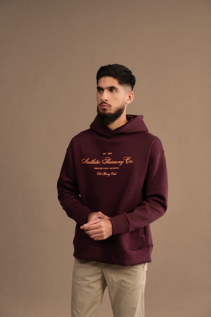 MAROON HARMONY HOODIE