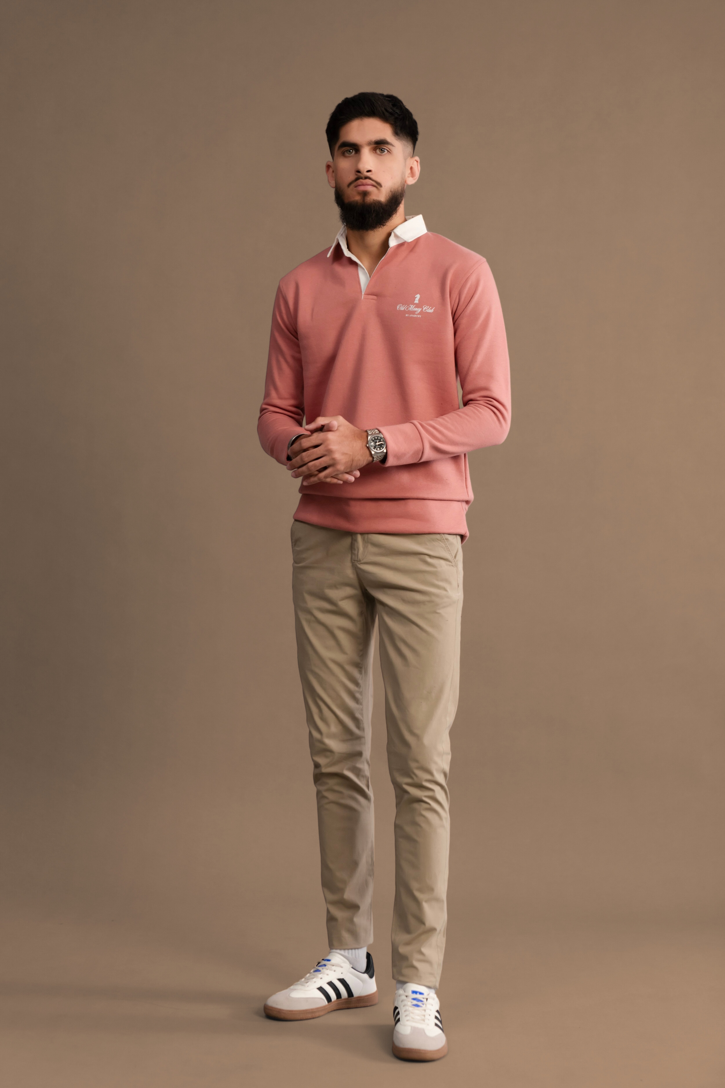 PINK RUGBY SWEATSHIRT