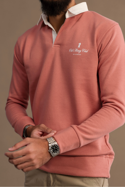 PINK RUGBY SWEATSHIRT