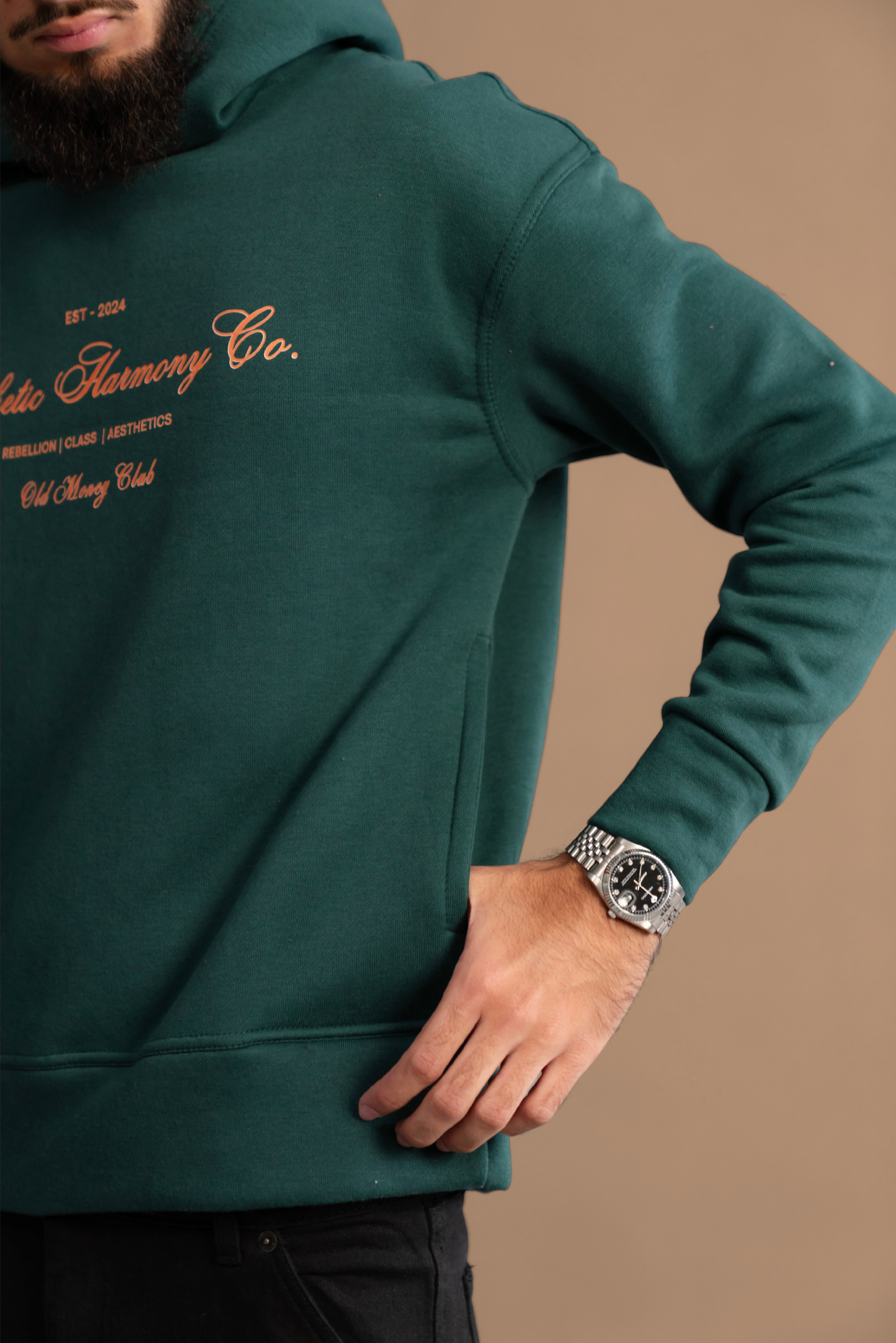 FOREST GREEN HARMONY HOODIE