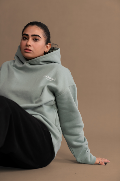 AQUA GREEN ESSENTIAL HOODIE